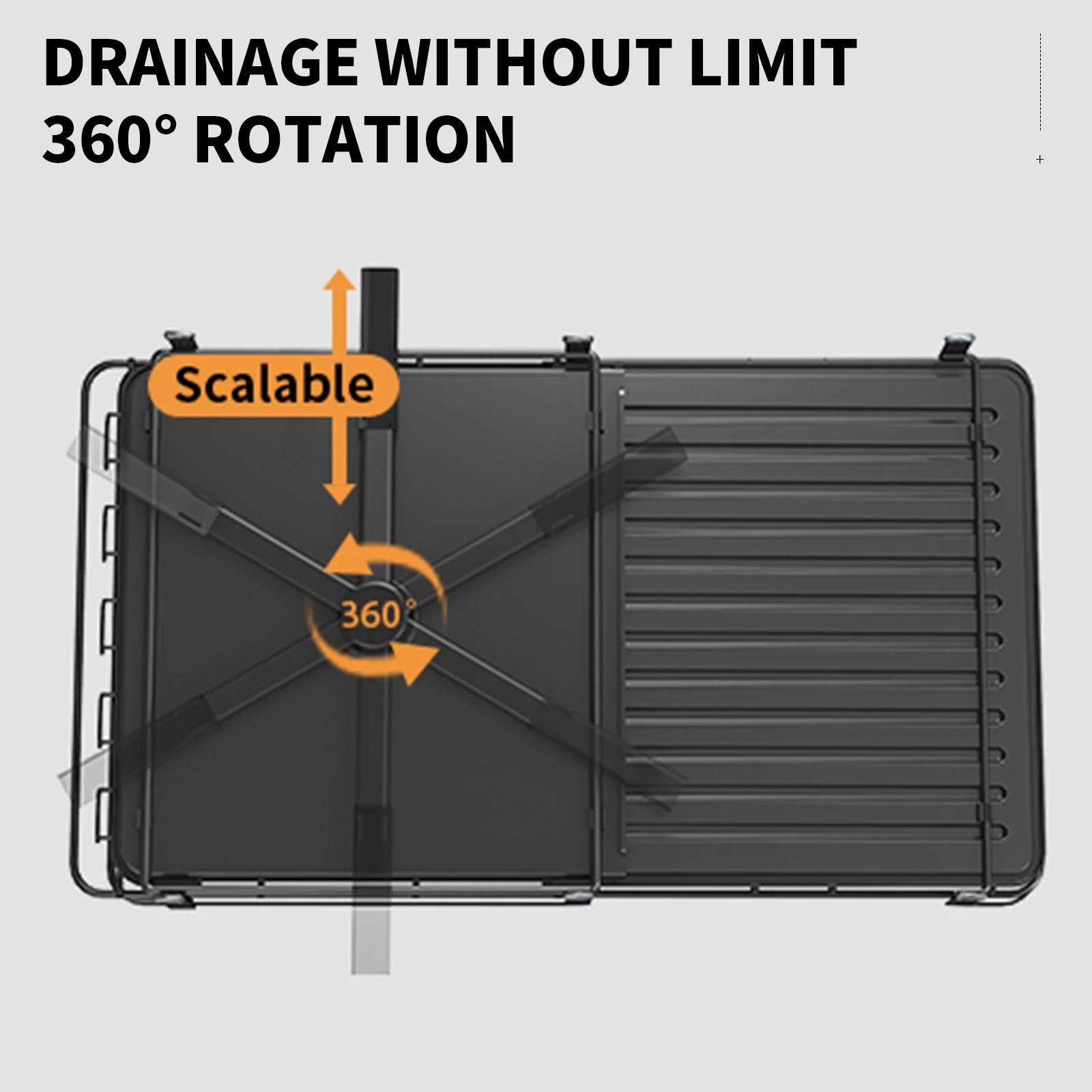 Expansion Dish Storage Rack,Kitchen dish rack with drained set,Kitchen organizer storage,Metal storage rack for Tableware 4