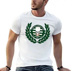 Green Brigade Celtic Men's Cotton Graphic Designer T - Shirt - XXXL (White)