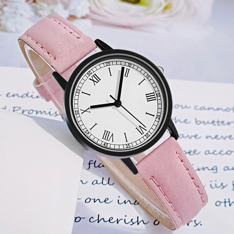 

Simple Women's Watches Leather Quartz Wristwatches Girls Casual Watches Gift Clock Relogios Feminino Relojes De Mujeres Часы 시계