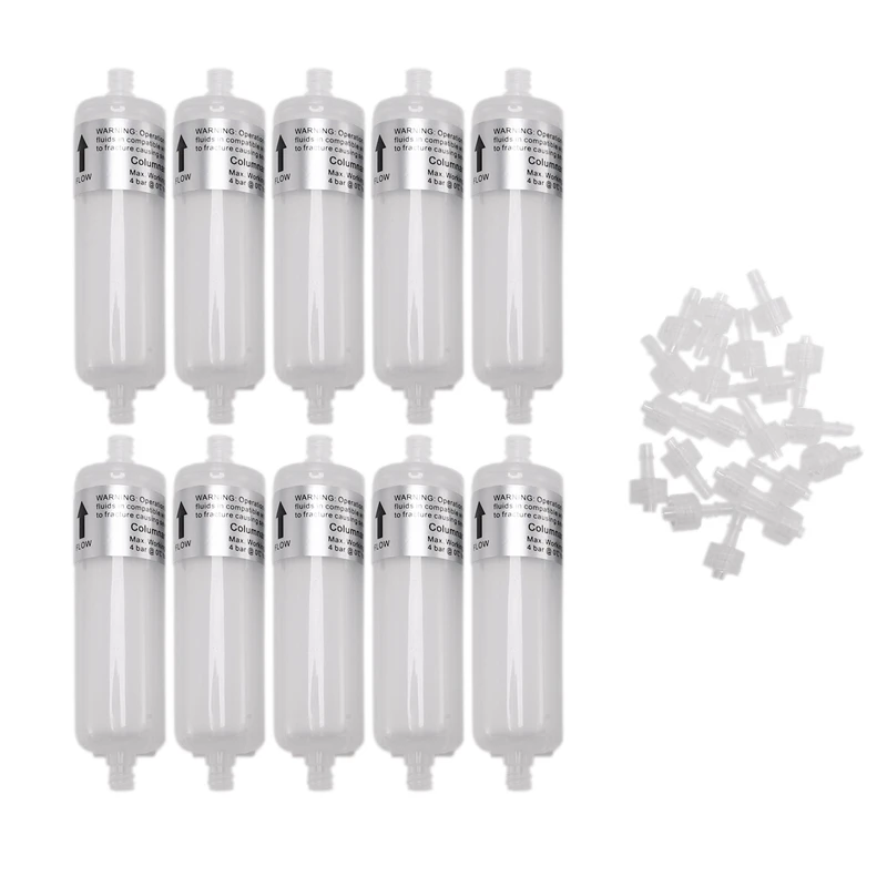 

10PCS Capsule Ink Filter 80Mm Long For Solvent Printer Myjet Allwin Crystaljet Witcolor Gongzheng Jhf Vista Xaar Ricoh Printhead