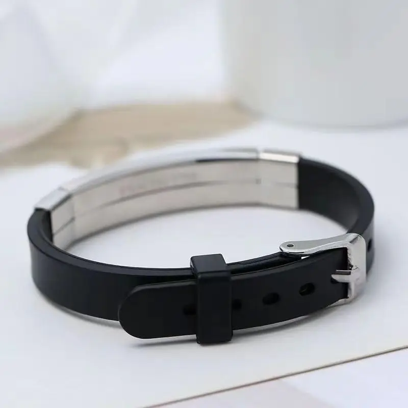 ATEEZ KPOP San YeoSang HongJoong SeongHwa YunHo MinGi WooYoung Seong - Silicone & Stainless Steel Bracelets, Bangles for Fans 5