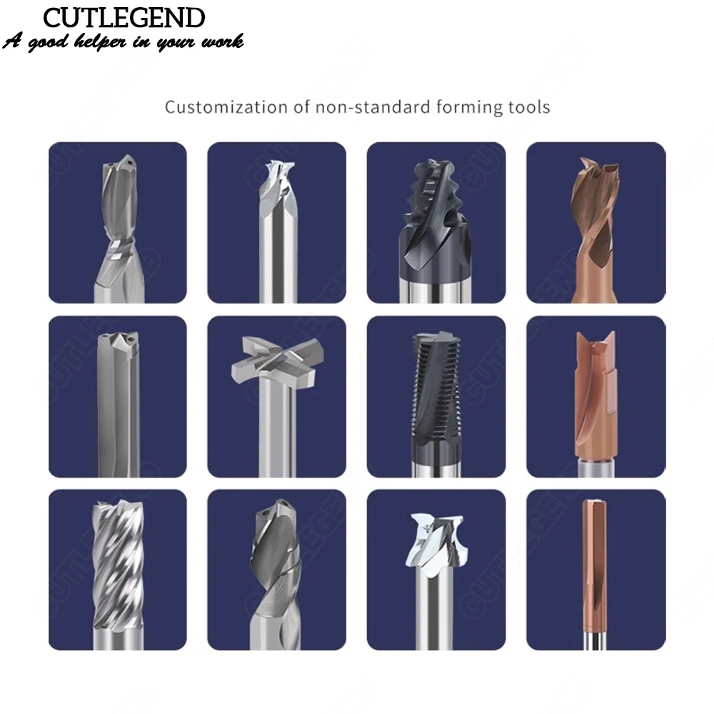 Milling Cutter, Drill, Step Drill, Chamfer Cutter, T-slot Cutter,Tap etc Carbide or High Speed steel Materials