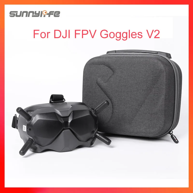 Per Dji Sunnylife Fpv Goggles V2 Storage Bag Valigia Per Dji Fpv Flight Glasses V2 Drop Protection Package Accessorie Case