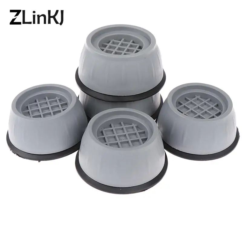 

4Pcs Anti-slip And Noise-reducing Washing Machine Feet Non-slip Mats Refrigerator Anti-vibration Pad Kitchen Bathroom Mat