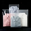 10pcs Storage Bag Resealable Frosted Clear PEVA Zipper Lock Package Travel Portable Waterproof Clothing Shoes Poly Bag Organizer 1