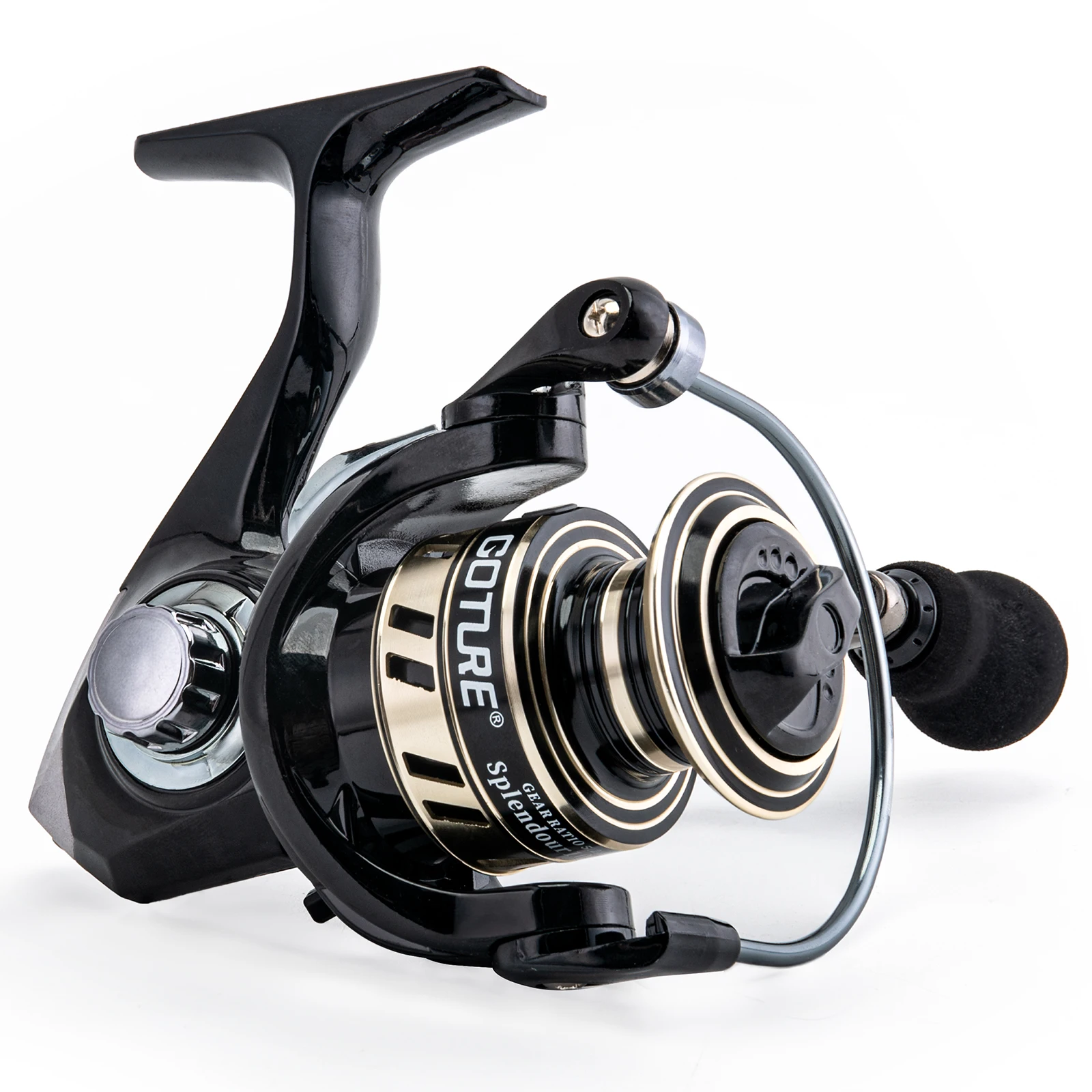 

Goture Spinning Fishing Reel 1000-6000 Series 5.2:1 Gear Ratio Carp Wheel Durable Metal Body Fishing Gear for Freshwater