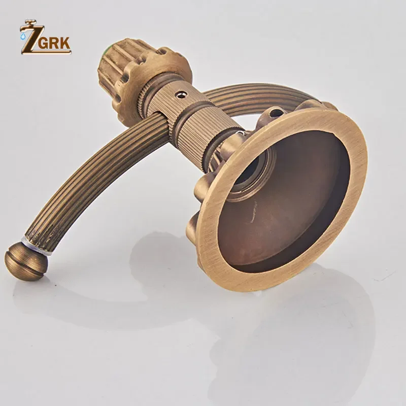 ZGRK Antique Bronze Paper Holder Classic Bathroom Accessories Bath Towel Ring Bath Hardware Bathroom Storage Hooks Tissue