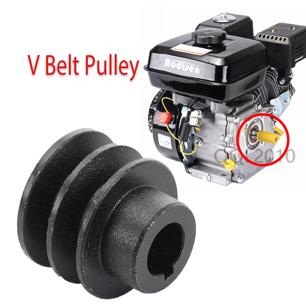 Motorcycle Drivetrain Pulleys 20mm V Belt Pulley For 170F Engine 210c Honda 168F 170F GX110