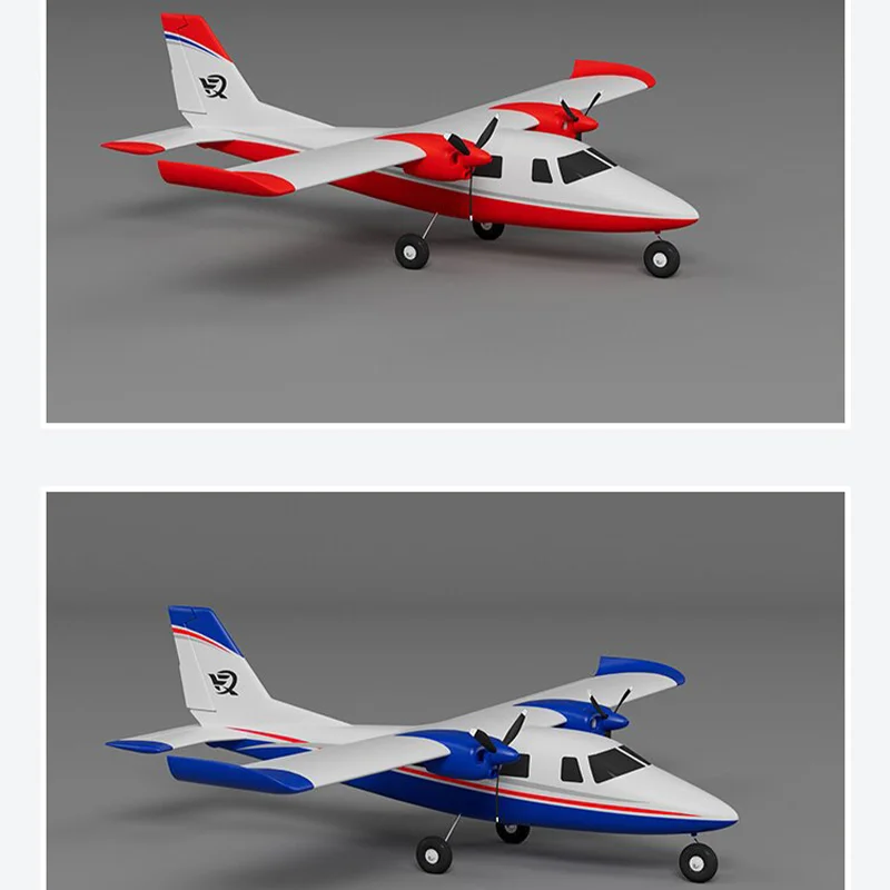 Xfly Model Airslane 850mm-p68 Twin Engine Propeller Training Machine Electric Rc Plane Toy Gift Outdoor recreation 2