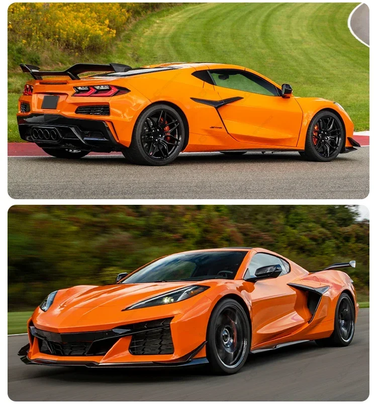 Z06-Style Body Kit For Chevrolet Corvette C8 Converte Z06 Bodykit Front Bumper Rear Bumper