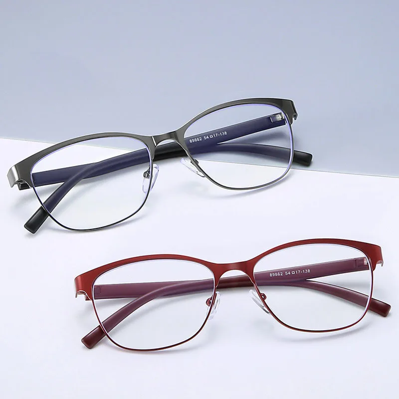 

MYT_0535 Anti Blue Light Reading Glasses Women Men Business Computer Prescription Eyeglasses Vision Care +0.0~+4.0