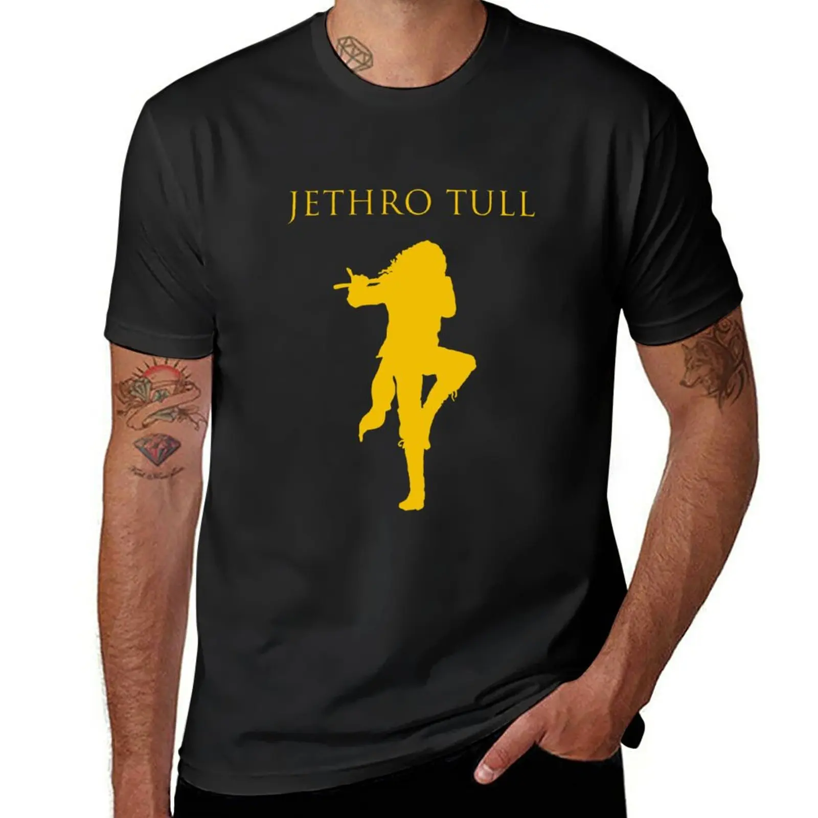 

Gold Jethro T-Shirt vintage clothes animal prinfor boys mens t shirts