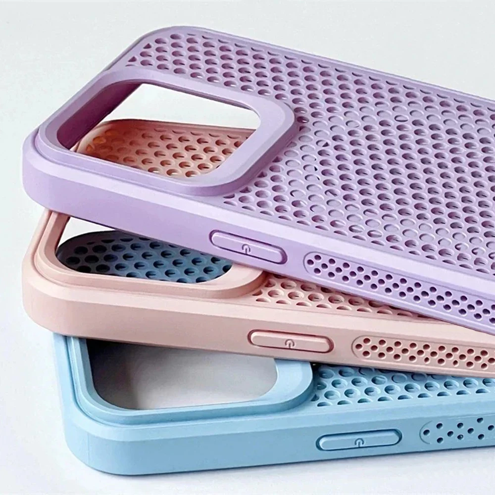 Enhanced Magnetic Mesh Cooling Case with Heat Dissipation and Matte Hard Cover