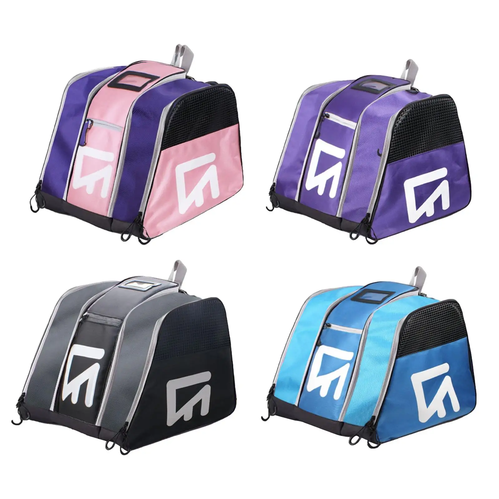Ice Skate Bag Carry Bag Skating Shoes Bag Breathable Ice Skating Backpack Roller Skating Bag for Hockey Figure Inline Speed