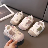 Infant Soft-Soled Toddler Shoes Spring and Fall Four Seasons Models Men and Women Baby Breathable Sneakers Children Casual Shoes 1
