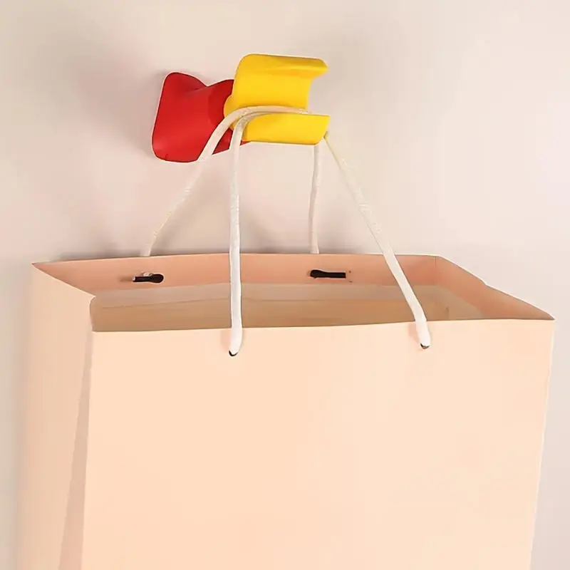 Creative 3D Printed Wall Hook Without Drilling Multifunctional Storage Hook for Hanging Headphones Backpacks Home Decoration