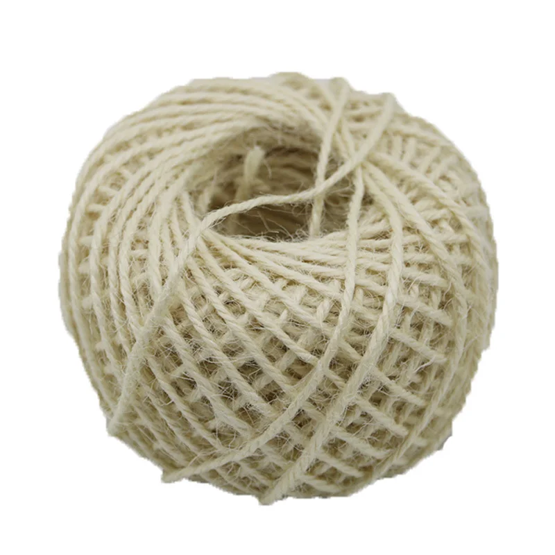 50m/roll) 3mm Colored Jute Rope Natural Jute Twine Hemp Rope