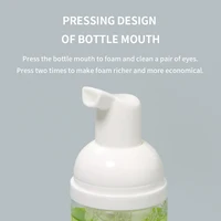 GLAMLASH 60ml No tears Formula Fruit Scent Eyelash Foam Cleanser For Lash Extension Shampoo Pump Press Lash Washing Bottles 2