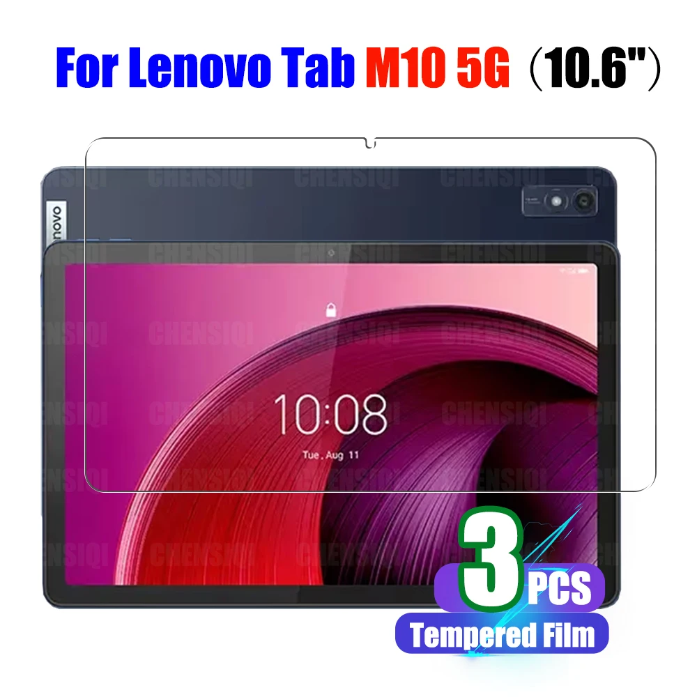 

Protective Glass for Lenovo Tab M10 5G (10.6 Inch) 2023 Released 9H Hardness HD Anti-fingerprint Screen Protector Tempered Film