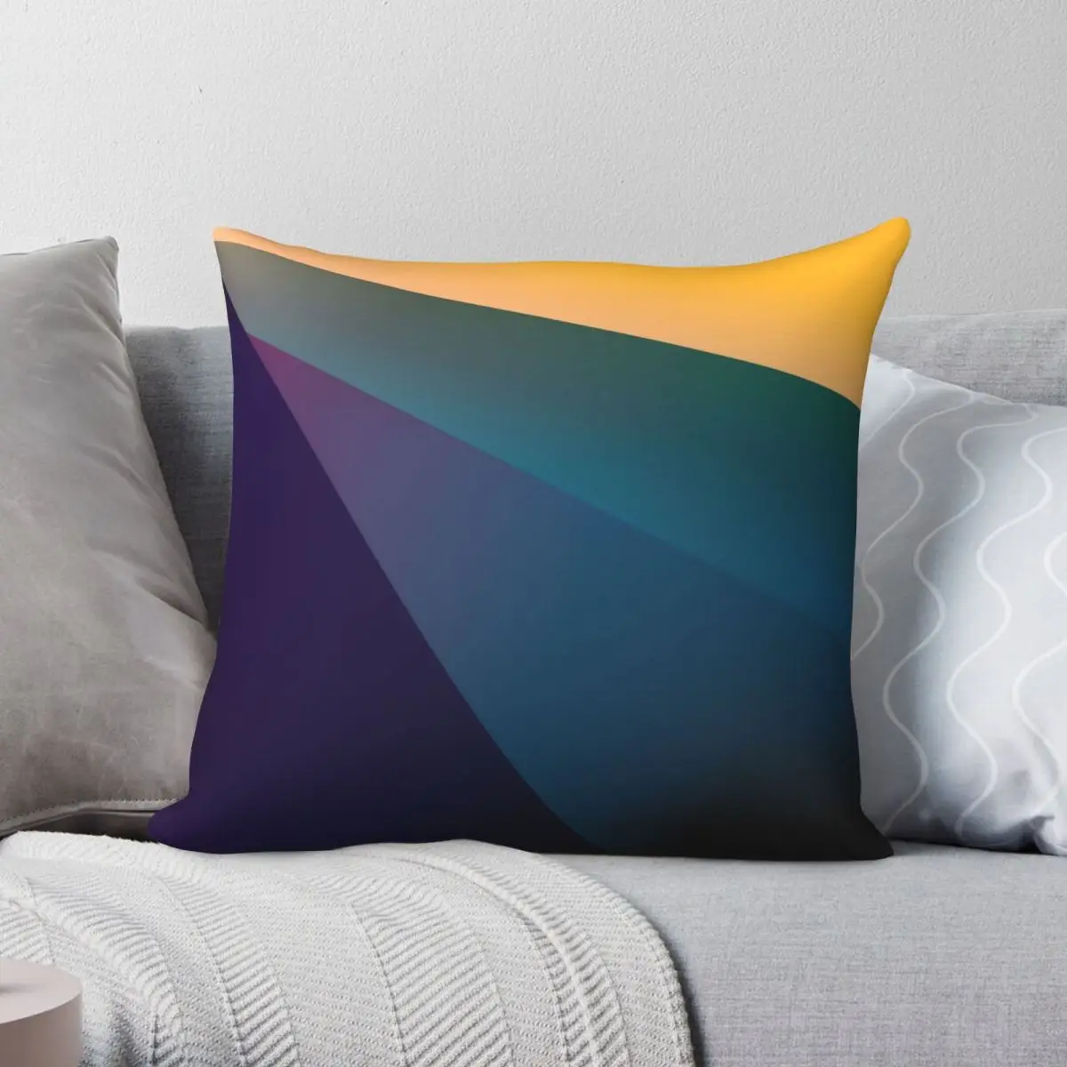 

Feels Square Pillowcase Polyester Linen Velvet Pattern Zip Decor Throw Pillow Case Room Cushion Cover