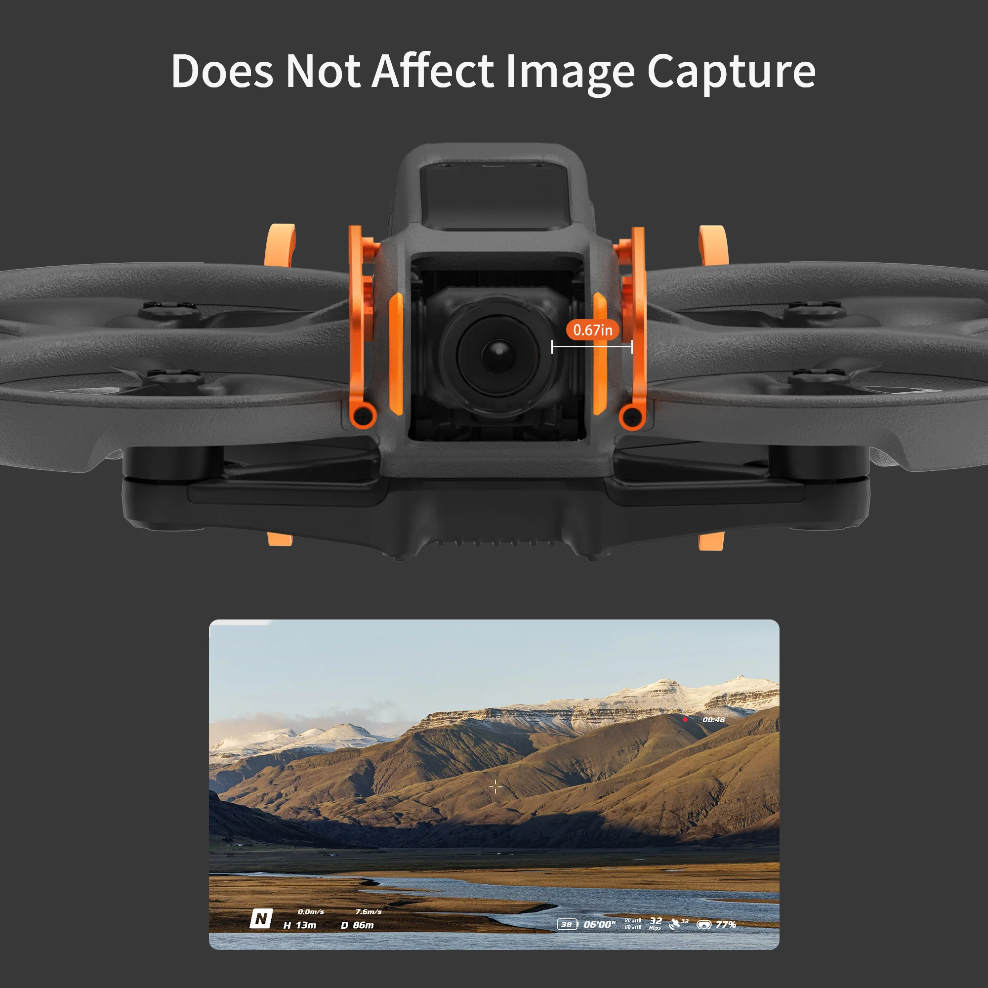 DJI Avata 2 렌즈 보호 바 알루미늄 합금 액세서리 드론 렌즈 범퍼 바 액세서리