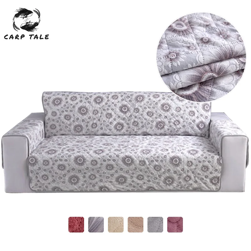 

Non-Slip Sofa Cover Pet Couch Cover Crystal Plush 1/2/3 Seater Sofa Cover For Living Room Furniture Protector Armchair Slipcover