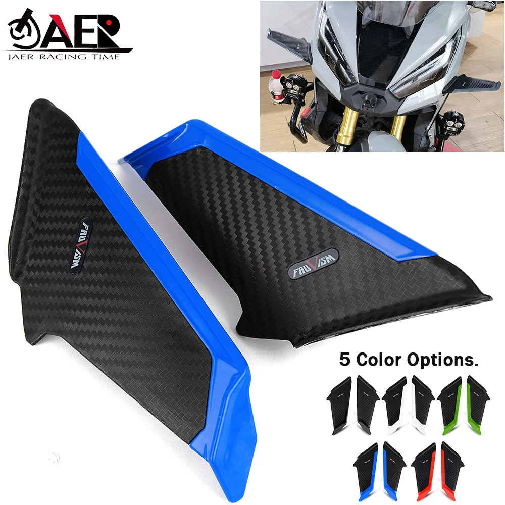 

Front Fairing Side Blade Trim Spoilers Lip Fin Splitter Spoiler Canard for Honda CBR600 CBR650F CBR650R CBR1000 CBR300R CBR500R