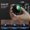 NEEWER Blue Streak Filter HD Optical Glass 360° Rotatable Anamorphic Flare Special Effects Lens Filter 4