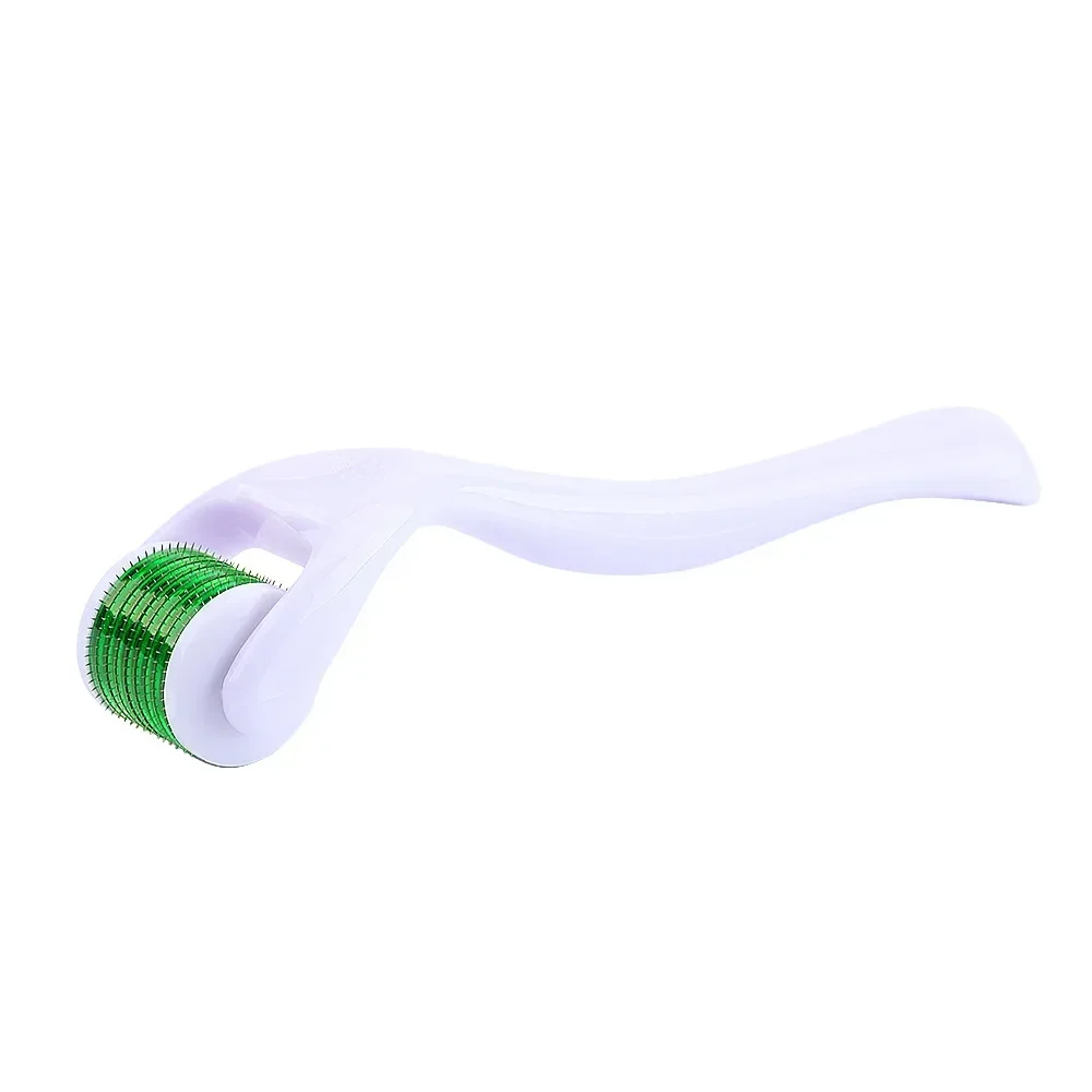 

Micro Needle 540 Derma Roller for Beard Titanium Hair Regrowth Skincare Dermoroller White Green Anti-Hair Loss Microniddle