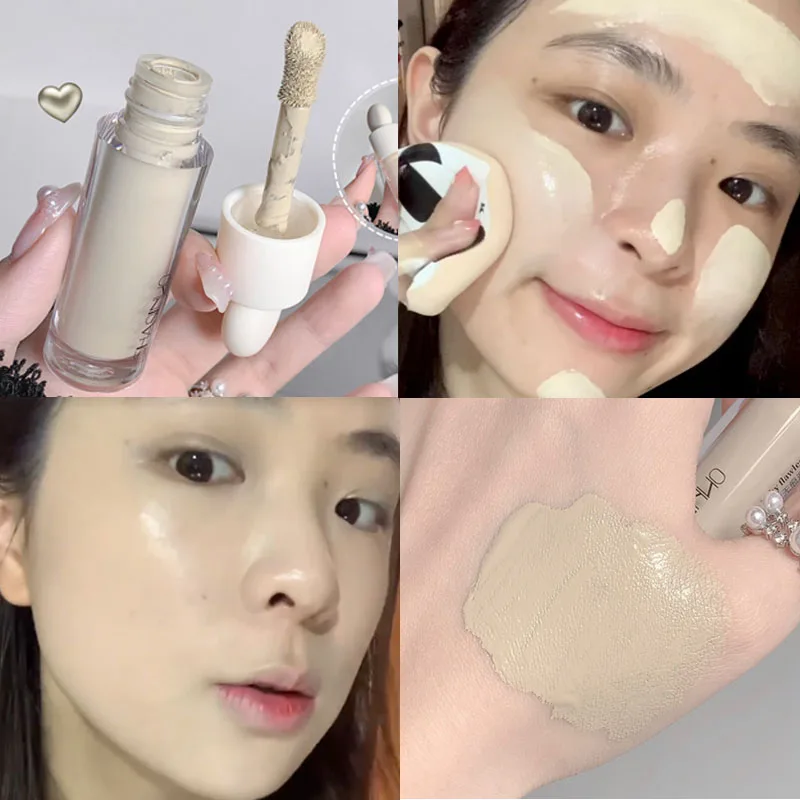 3 Colors Waterproof Matte Liquid Concealer Lasting Full Cover Acne Dark Circles Corrector Professional Foundation Women Makeup face concealer palette color concealer concealer cream foundation concealer face concealer face concealer pen