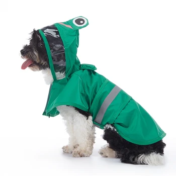 Fashionable Reflective Pet Dog Raincoat Cute Animal Raincoat Pet Hooded Waterproof Jacket Clothes Dog Clothes for Big Dogs 3
