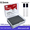 1000pcs Mechanical Pencil Lead 0.5/0.7/0.9mm 2B 60mm Art Drawing Automatic Pencil Replaceable Refills with 2 Tubes Stationery 4