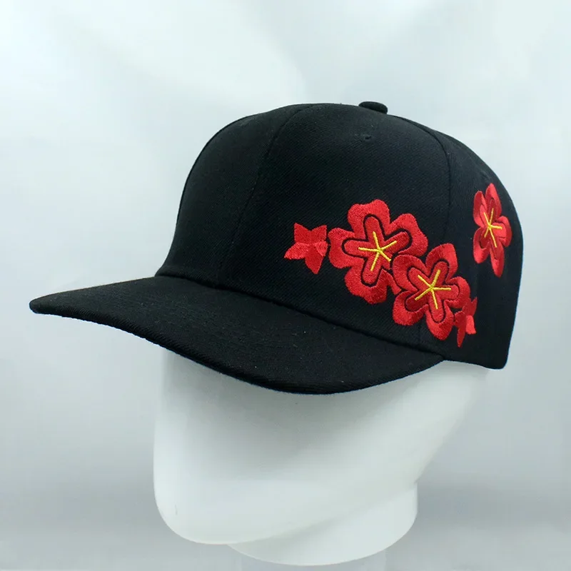 Game Genshin Impact Hutao Cosplay Hat Embroid Sun Hu Tao Peaked Cap Summer Adult Adjust Size Hat Klee Baseball Cap