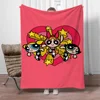 The Powerpuff Girls Fur Blanket King Size Luxury Throw Blanket Sofa Hairy Blankets for Bed Fluffy Soft Blankets and Throws Nap & 1