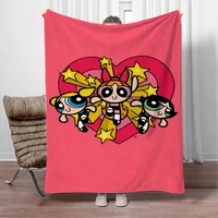 The Powerpuff Girls Fur Blanket King Size Luxury Throw Blanket Sofa Hairy Blankets for Bed Fluffy Soft Blankets and Throws Nap & 1