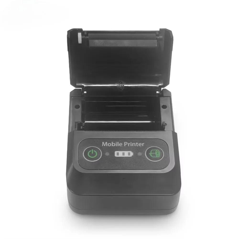맞춤형 미니 2인치 휴대용 58mm 감열 영수증 프린터 무선 모바일 잉크리스 58mm USB 감열 프린터