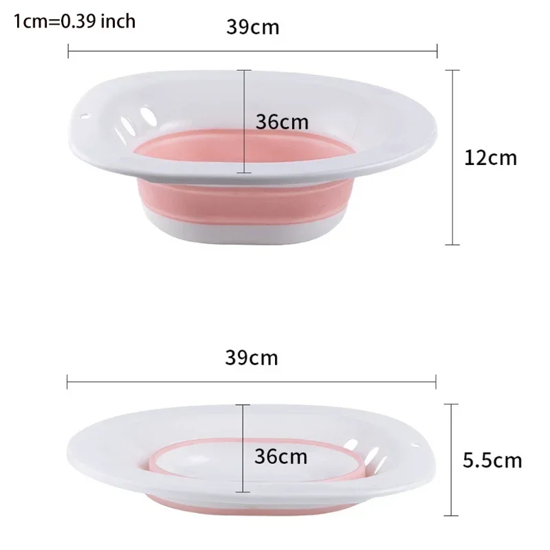 Toilet Sitz Bath Basin Folding Toilet Sitz Bath Bidet Flusher Special Wash Basin Hip Cleaning Soaking Bathtub for Pregnant Women Hemorrhoid Patient