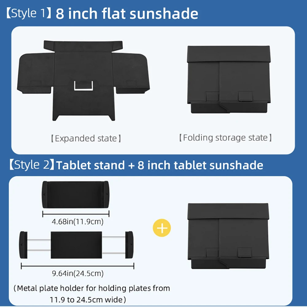 Drone Accessories Remote Control Sun Hood for DJI Mini 4K/4 Pro/MINI 3 Pro/Mini 2/AIR 3 Sun Shade Folding Sunshade Phone Holder Cover