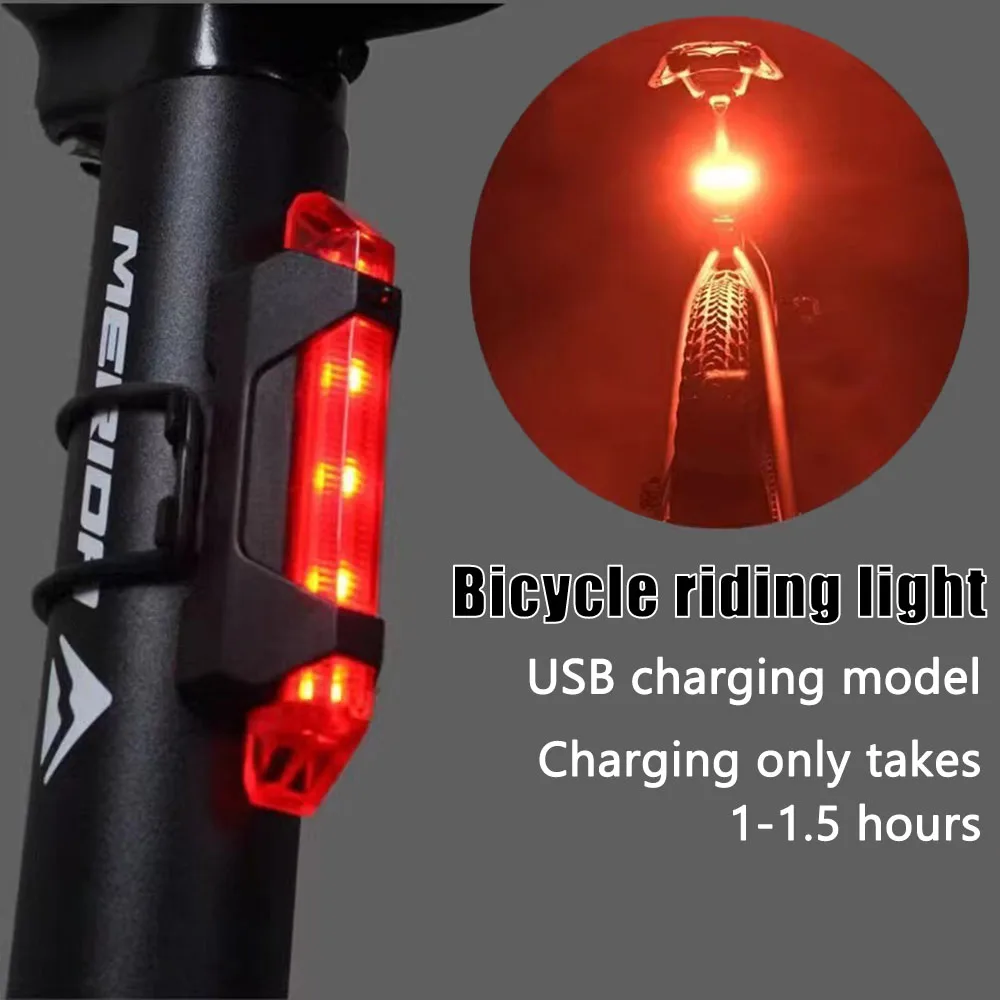 Bicycle lights USB Rechargeable taillights night riding safety equipment for road bike mountain bike