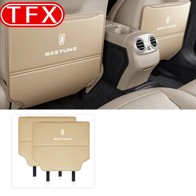 Car Seat Anti Kick Pad Interior Center Armrest Box Rear Seat Protective Cushion Auto Accessories For Faw Bestune T77