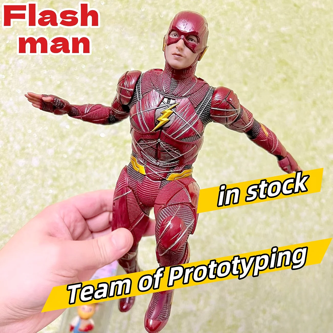 Em estoque equipe de prototipagem flash homem figura de ação brinquedos 1/6  estátua modelos coleção ornamento presentes brinquedos presente aniversário  - AliExpress, image size:1300x1300