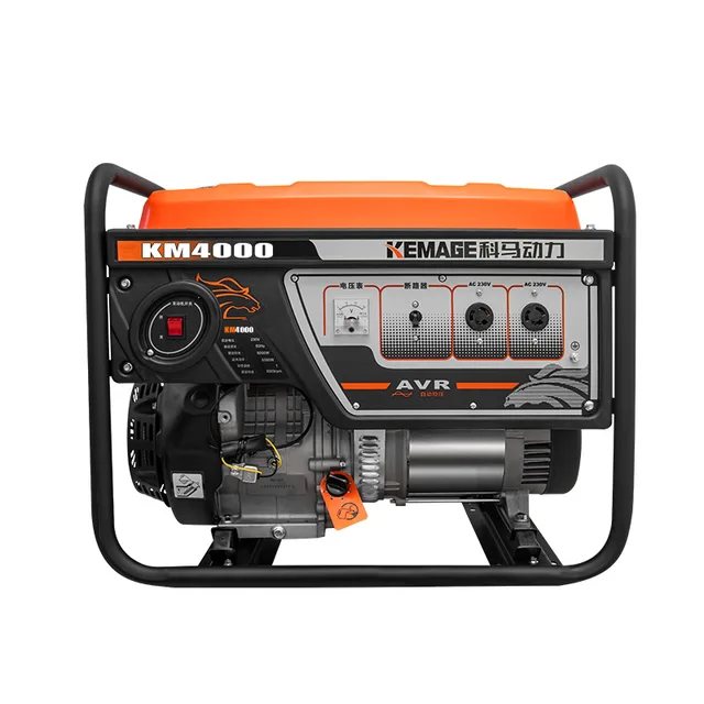 220V 6KW Diesel Generators Electric Start Generator Air Cooled 7.5Kva Electric Power Generators For Home Use 2