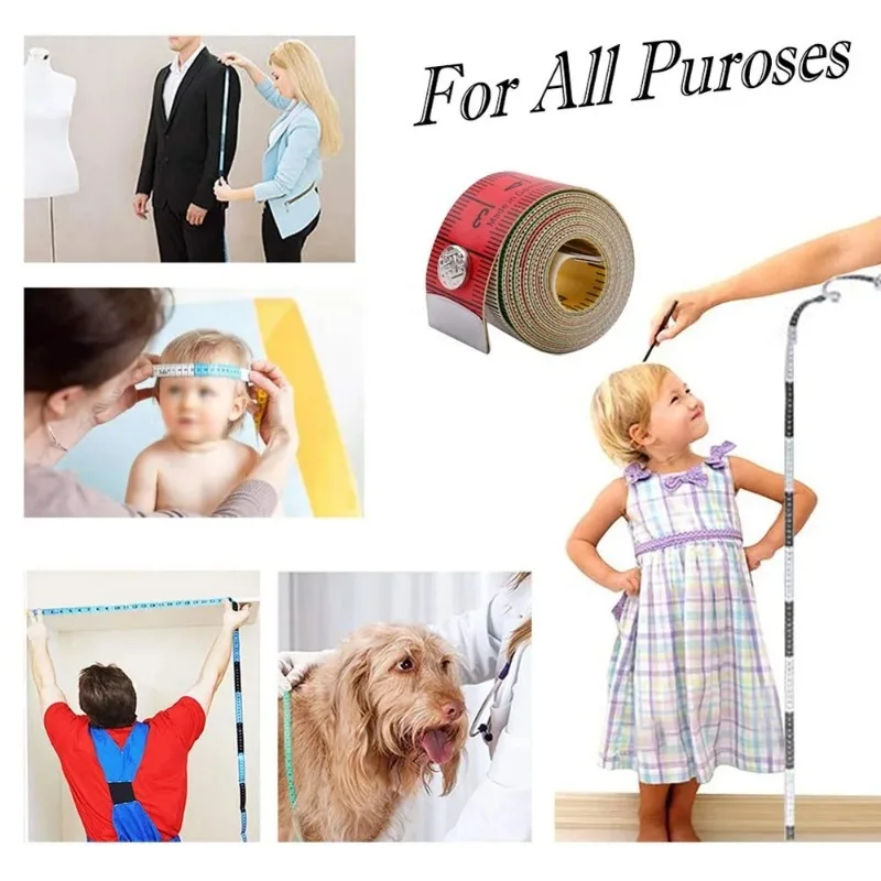 1.5m Body Measuring Tape Ruler Sewing Tailor Tape Mini Seamstress Measure Soft Flat Centimeter Measure For Sewing Meter