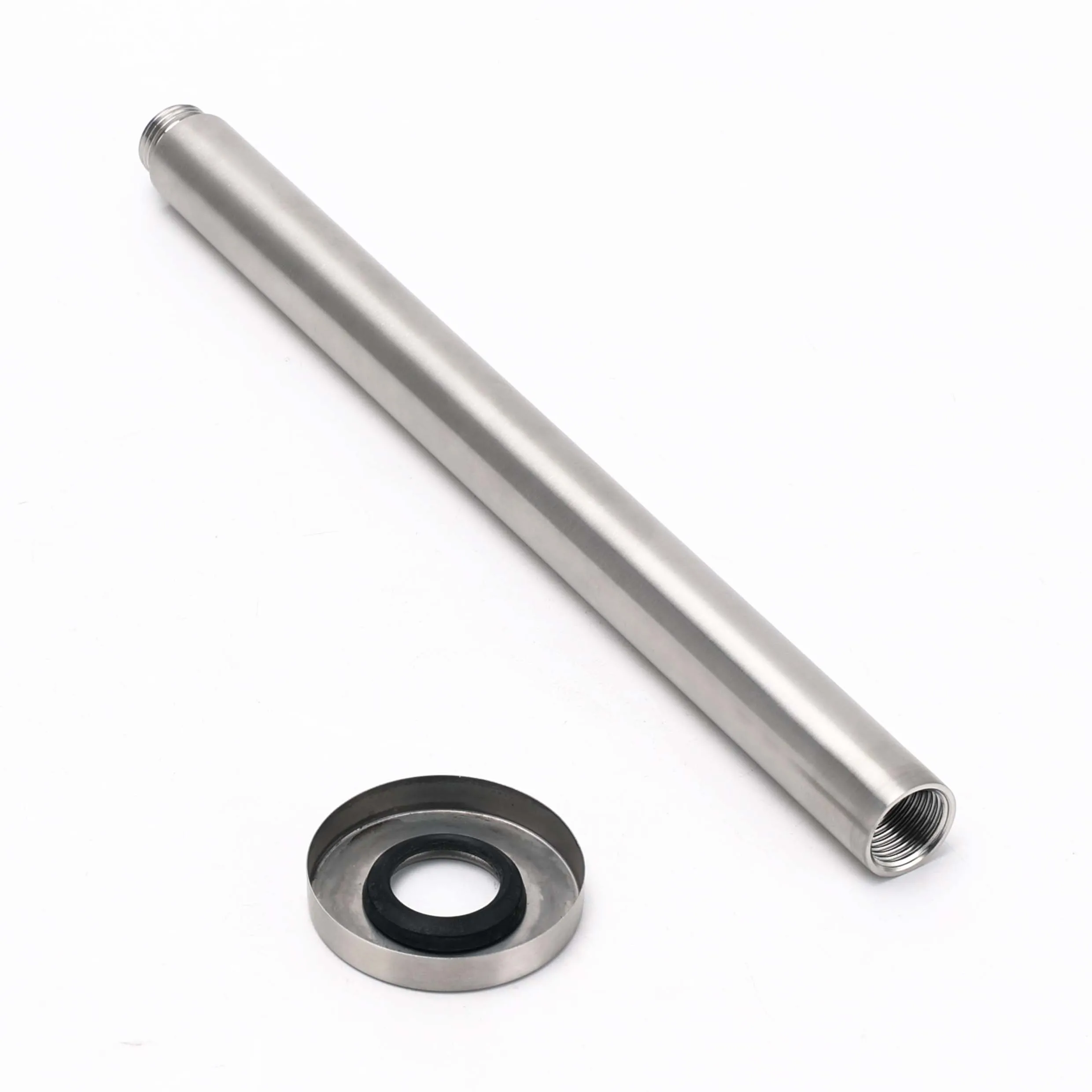 **Sydney Stock** KYLINS Round 8/10/12'' Rain Shower Head Set with 300/450/600mm Ceiling Arm Brushed Nickel DIY WELS WATERMARK
