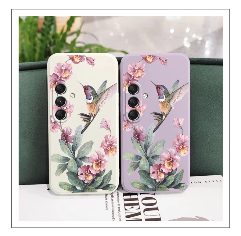Rosa Azaleas Handyhülle für Samsung Galaxy S25 S24 S23 S22 S21 S20 S10 S10E Ultra Plus FE Note 20 Ultra 10 Plus Cover – Detail 7