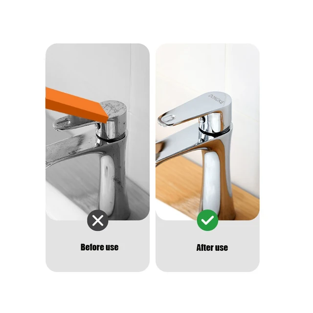 Gomme à calcaire facile en caoutchouc, outils de nettoyage de cuisine domestique, brosse antirouille pour toilettes, salle de bains, dissolvant de rouille en verre, 1 pièce 5