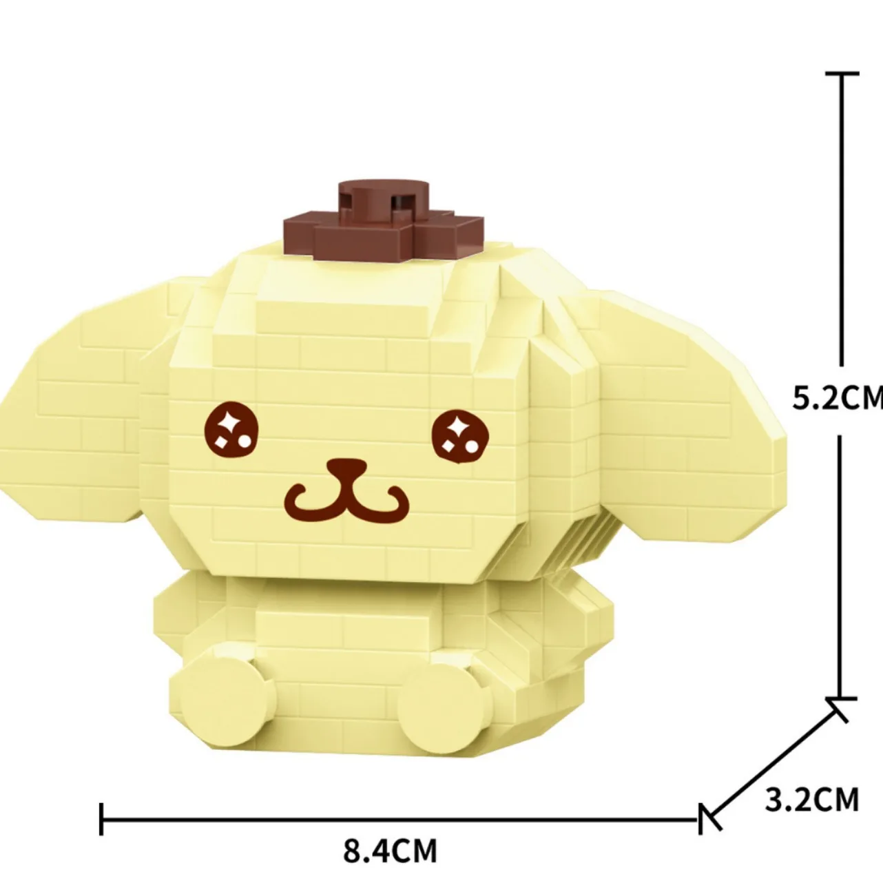 Cartoon Kuromi Building Blocks Originality Micro Particles Spelling And Inserting Children's Toys A Holiday Gift For Girls