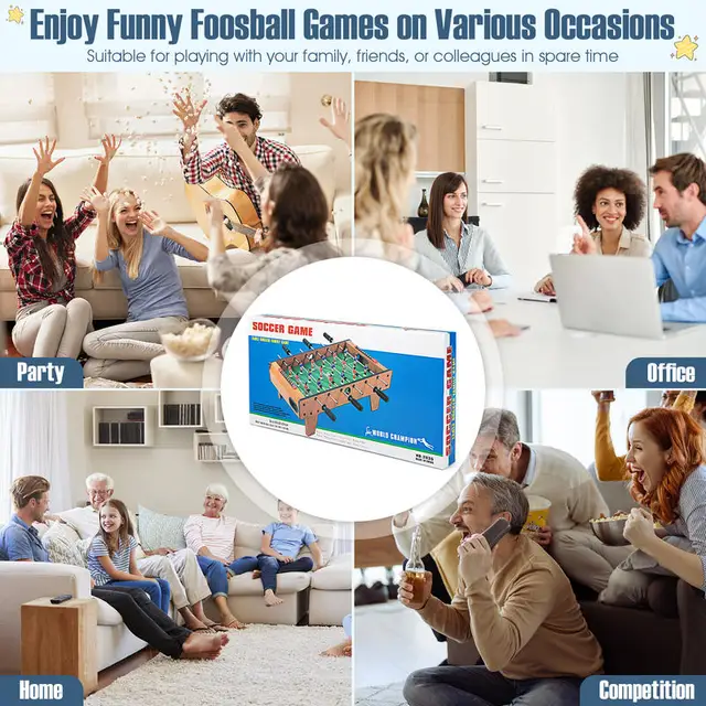 27 Inch Indoor Competition Game Foosball Table with Legs