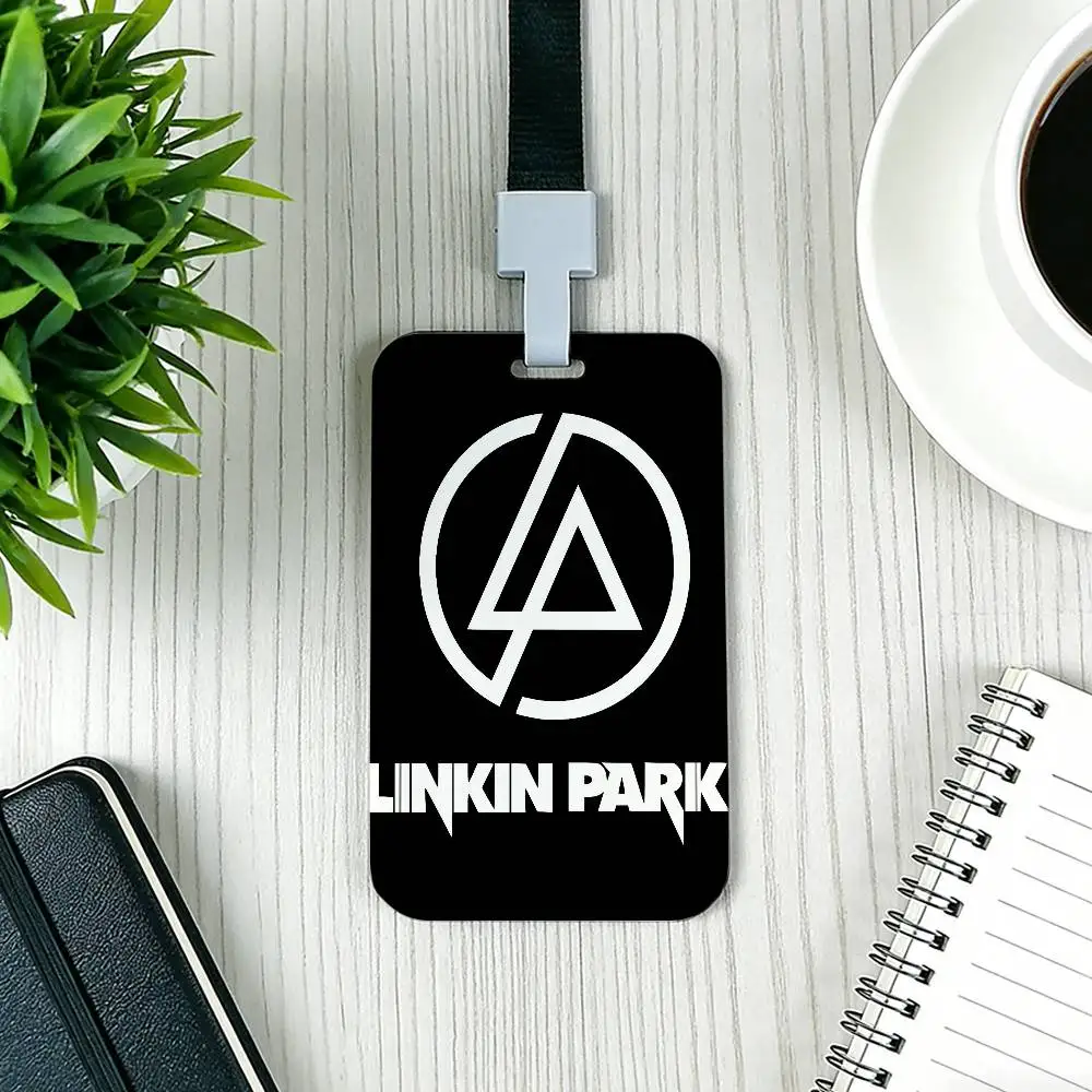 Band L-Linkin P-Park Kartenhalter Mitarbeiterausweis-Hülle Lanyard Arbeitsausweis-Halter Namensschild-Kartenetui – Detail 6