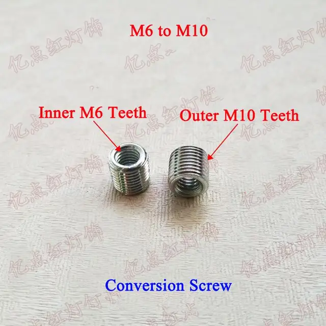 M8 M10 M12 Hex Nuts M6 M8 M10 M12 Conversion Screw Nut LED Light